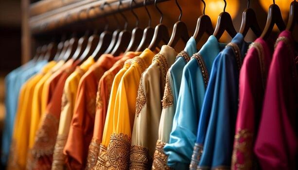 ai generated fashion boutique showcases elegant clothing collection in a variety of colors generated by ai free photo